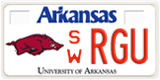 Arkansas, Specialty plates (AB XXXX / XXXXX)