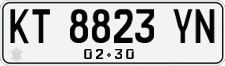 License plate of Indonesia, Regular plates
