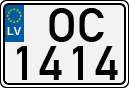 License plate of Latvia, Regular car plates