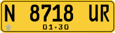 License plate of Indonesia, Commercial vehicles