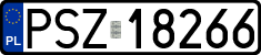 License plates of Poland, Regular car plates