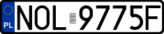 License plates of Poland, Regular car plates