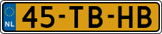 License plate of the Netherlands, Cars
