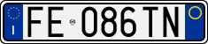 License plate of Italy, Cars (1994 year series)