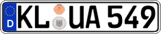 German license plate, Regular plates