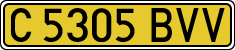 License plates of Spain, Specialty plates