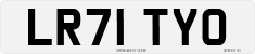 License plate of the United Kingdom, 2001 year system