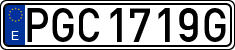 License plates of Spain, Official and military plates