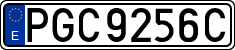 License plates of Spain, Official and military plates