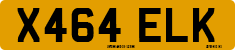 License plate of the United Kingdom, 1983 year system
