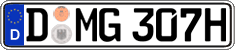 German license plate, Plates for oldtimers (type 