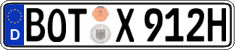 German license plate, Plates for oldtimers (type 