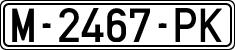 License plates of Spain, 1971 year series