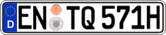 German license plate, Plates for oldtimers (type 