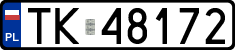 License plates of Poland, Regular car plates