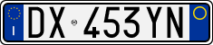 License plate of Italy, Cars (1994 year series)