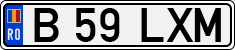 License plate of Romania, Regular plates