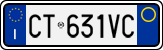 License plate of Italy, Cars (1994 year series)