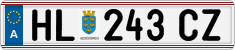 License plate of Austria, Regular plates