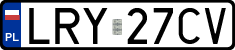 License plates of Poland, Regular car plates