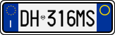 License plate of Italy, Cars (1994 year series)
