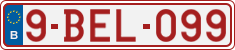License plate of Belgium, Vanity Plates (2010)