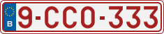 License plate of Belgium, Vanity Plates (2010)