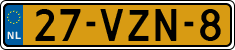 License plate of the Netherlands, Light Commercial Vehicles (1994 system)