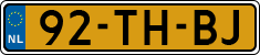 License plate of the Netherlands, Cars