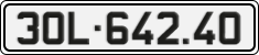 License plate of Vietnam, Cars