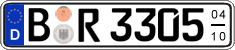 German license plate, Seasonal plates