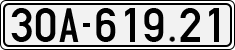 License plate of Vietnam, Cars