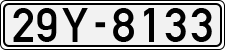 License plate of Vietnam, Cars