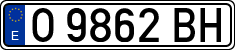 License plates of Spain, 1971 year series