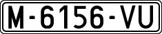 License plates of Spain, 1971 year series