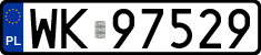 License plates of Poland, Regular car plates