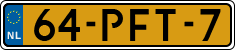 License plate of the Netherlands, Cars