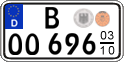 German license plate, Seasonal plates
