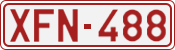 License plate of Belgium, 1951 year system