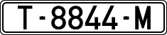 License plates of Spain, 1971 year series