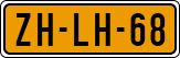 License plate of the Netherlands, Cars