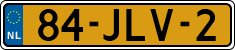 License plate of the Netherlands, Cars