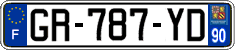 French license plate, SIV (ordinary)