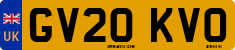 License plate of the United Kingdom, 2001 year system