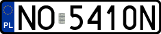 License plates of Poland, Regular car plates