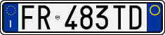 License plate of Italy, Cars (1994 year series)