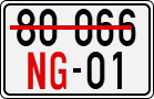 License plate of Vietnam, Diplomatic