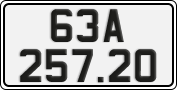 License plate of Vietnam, Cars