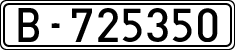 License plates of Spain, 1900 year series