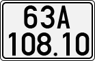 License plate of Vietnam, Cars